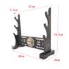 XMRISE Sword Holder Katana Samurai Stand Bracket Hanger Rack Classical Chinese Kirin Head Style Ornament,3Tier view 2