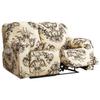 1/2/3 Seat Recliner Sofa Covers Stretch Recliner Cover with Side Pockets Reclining Slipcovers Soft Printed Pattern Furniture Protector with Elastic Bottom Living Room (2Seats,Color03) view 1
