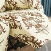 1/2/3 Seat Recliner Sofa Covers Stretch Recliner Cover with Side Pockets Reclining Slipcovers Soft Printed Pattern Furniture Protector with Elastic Bottom Living Room (2Seats,Color03) view 3