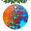 Australia Great Barrier Reef Christmas Ornament 2022 Hanging Xmas Tree Pendant Decoration Double Sided Ceramic Souvenir Travel Gift 2.8 Inch view 1