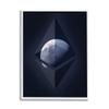 Stupell Industries Ethereum On The Moon, Design by Daphne Polselli, 24x30, White Framed view 1