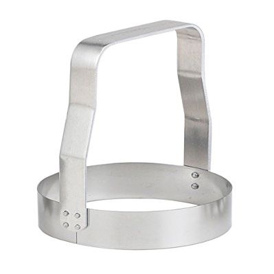 4 Set Kwik-kut Kwik Kut Plain Edge Manual Food Chopper, Stainless Steel Blade, 2.875-Inch Diameter x 3-Inches Tall, Made in The USA, A, Silver