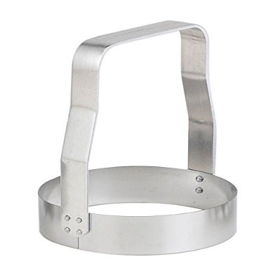 4 Set Kwik-kut Kwik Kut Plain Edge Manual Food Chopper, Stainless Steel Blade, 2.875-Inch Diameter x 3-Inches Tall, Made in The USA, A, Silver
