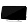 Digital Alarm Clock, Mirror Surface Large Display Led Electronic Clocks with USB Charger, Snooze Model, Wake up Alarm Clock, Vibration Reminder Alarm Clock for Table Bedroom Nightstand White view 4