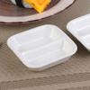 HANABASS Ceramic Snack Dish Set 6 Pieces 3.14 Inch White Porcelain Divided Serving Bowls for Condiments Sauces and Dips for Home Kitchen and Restaurant view 3