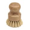 Palm Pot Brush- Bamboo Round, Bamboo Dish Scrub Brush, Mini Dish Brush Natural Scrub Brush, Wooden Cleaning Scrubbers, Durable Scrubber Cleaning Kit for Cleaning Dishes Cast Iron Pots Pans (Style 3) view 1