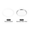 MECCANIXITY 6pcs Silicone Gasket 55x72mm and 2pcs Stainless Steel Filter Screen 66x54mm for 6-Cup Mocha Coffee Pot view 3