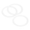 MECCANIXITY Gasket Seal Coffee Maker White Silicone Ring Replacement 62x80.5x2.5mm for 9-Cup Aluminium Coffee Pot, Pack of 3 view 1
