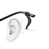 LDCREEE 24 Pairs Eyeglass Ear Grip, Anti-slip Eyeglass Holder, Premium Silicone Ear Hook, Eyeglass Temple Tips Sleeve Retainer for Glasses, Sunglasses Black, Clear-24 Pairs view 4