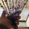 Mango Gifts Bohemian Style Hippy Hippie Beaded Curtain for Doorways Multicolour Glass Bead Stands for Living Room/Bedroom, Home Decor 76" inch Length (10)