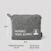 GForce Jersey Knit Travel Blanket| Packable| Fits Over Handle | Soft| Easy to Travel| Grey | Travel | Bag | Blanket | view 2