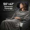 GForce Jersey Knit Travel Blanket| Packable| Fits Over Handle | Soft| Easy to Travel| Grey | Travel | Bag | Blanket | view 3