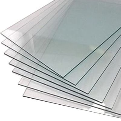 1/8" Thick Custom-Sized Glass Cuts - 1 Count Crystal Clear Picture Frame, Window Glass Replacement Panes, Scratch Resistant Frame Mirror for Medicine Cabinet/Curio Shelves, Window panes, Lanterns