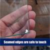 1/8" Thick Custom-Sized Glass Cuts - 1 Count Crystal Clear Picture Frame, Window Glass Replacement Panes, Scratch Resistant Frame Mirror for Medicine Cabinet/Curio Shelves, Window panes, Lanterns view 4
