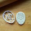 Sweet Prints Inc Hockey Mask Cookie Cutter - Dishwasher Safe (3") view 3