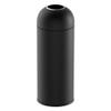 moisture Patio Outdoor Trash Can Outdoor Trash Bin Open Top Trash Bin Commercial Trash Bin Office 13 Gallon / 50L Applicable Park Store Aisle Outdoor Trash Can (Color : Black, Size : Large) view 1