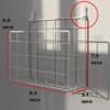 2 Tier Router Shelf Rack Ventilated Metal Mesh Router Wall Mount Modem Shelf WiFi Router Storage Box Cable Box Shelf Equipped with No Trace Nails and Sticky Hook view 3