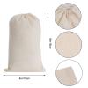 Tayfremn 200Pcs Cotton Drawstring Bags, Reusable Muslin Bag Natural Cotton Bags with Drawstring Produce Bags Bulk Gift Bag Jewelry Pouch for Party Wedding Home Storage, Natural Color (4 x 6 Inches) view 2