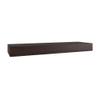 AquaTeak 30" Sermata Mocha-Shield Hollow Floating Teak Wall Shelf view 1