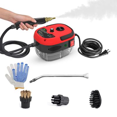 Ailgely 2500W High Pressure Steam Cleaner,Portable Handheld Steam Cleaner, Steam Cleaning Machine,High Temperature Pressurized Steam Cleaner with 3 Brush Heads for Floors, Car, Furniture, Bathroom