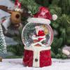 TZSSP Musical Christmas Snow Globe with Santa Figurine, Plays Classic Holiday Music, Glitter Water Ball for Festive Home Decor view 4