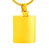SHEIL Dad's Hip Flask Cremation Necklace, Blank 316L Stainless Steel Memorial Urn Jewelry Ashes Holder Keepsake Pendant,1 view 1