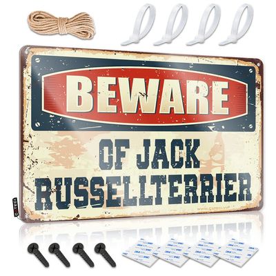 No Tresspass Sign Metal Beware of Jackass Metal Sign Warnming Sign Tin Signs Warning ( Size : 30X40CM )