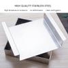 DIY Tofu Mold Stainless Steel Commercial Egg Tofu Mold Detachable Press Cheese Kitchen Cooking Accessories Household,21 * 21 * 5cm view 3