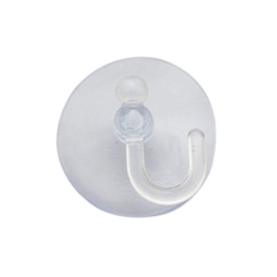 10Pcs Bathroom Kitchen Wall Transparent Strong Suction Cup Hook Ring Hangers Vacuum Sucker Clear Sucker (Color : 1, Size : 3cm)