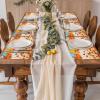 Kitchen Placemat Set 18x12 Inches,Placemats Set of 4,Thanksgiving Harvest Pumpkin Autumn Maple Leaves Table Mats for Home Kitchen Restaurant Thanksgiving Day Party Decoration,Washable view 4