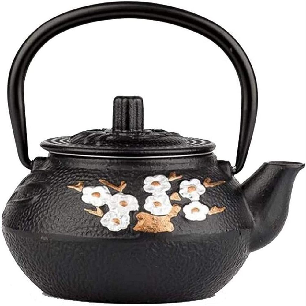 Cast Iron Teapot Strainer Set Steel Strainer 300ml(800ml)