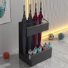 Umbrella Stand Racks Indoor Metal Umbrella Holder, Modern Umbrella Basket at Home Office Cafe Hallway Entrance, 40x30x60cm (Color : Black) view 3