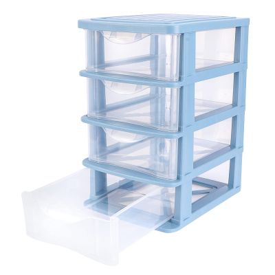 1pc Box Shelf Storage Box Makeup Storage Case Transparent Stationery Container Sundries Organizer Drawer Storage Cabinet Sundries Drawer Sundries Container Desktop Storage Case