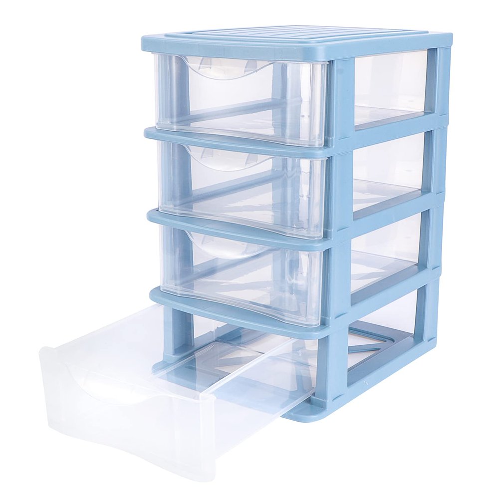 1pc Box Shelf Storage Box Makeup Storage Case Transparent Stationery Container Sundries Organizer Drawer Storage Cabinet Sundries Drawer Sundries Container Desktop Storage Case