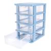 1pc Box Shelf Storage Box Makeup Storage Case Transparent Stationery Container Sundries Organizer Drawer Storage Cabinet Sundries Drawer Sundries Container Desktop Storage Case view 1