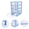 1pc Box Shelf Storage Box Makeup Storage Case Transparent Stationery Container Sundries Organizer Drawer Storage Cabinet Sundries Drawer Sundries Container Desktop Storage Case view 3