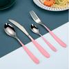 16 Piece Silverware Set for 4 Durable 18/10 Stainless Steel Pink Flatware Set for Hotel Restaurant Home Kitchen Dishwasher Safe view 1
