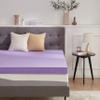 SINWEEK 4 Inch Gel Memory Foam Mattress Topper Ventilated Soft Pressure Relieve Mattress Pad, Breathable Bed Topper, CertiPUR-US Certified, King Size view 1