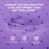 SINWEEK 4 Inch Gel Memory Foam Mattress Topper Ventilated Soft Pressure Relieve Mattress Pad, Breathable Bed Topper, CertiPUR-US Certified, King Size view 4