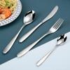 16 Piece Silverware Set for 4 Durable 18/10 Stainless Steel Red Flatware Set for Hotel Restaurant Home Kitchen Dishwasher Safe view 2
