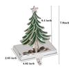 Christmas Tree Stocking Holders for Mantle,Christmas Stocking Holders for Fireplace Weighted Hooks Hanger Farmhouse Christmas Tree Stockings Hanger for Christmas Decoration (Tree 2 Pack) view 3