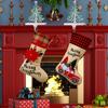 Christmas Tree Stocking Holders for Mantle,Christmas Stocking Holders for Fireplace Weighted Hooks Hanger Farmhouse Christmas Tree Stockings Hanger for Christmas Decoration (Tree 2 Pack) view 4