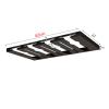 4 slots Hanging Wine Glass Rack, Stainless steel Under Cabinet Stemware Rack, Wine Glasses Holder glass cup Storage Hanger, for Kitchen, Bar, Restaurant view 2