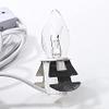 Factory Direct Craft Set of 12 White Electric Clip-in Accessory Bulb Cords for Accenting, Crafts, and Displays view 1