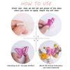 40 PCS Laser Cut Butterfly Cupcake Toppers - 3D Butterfly Cake Decorations for Fairy Theme Baby Shower Wedding Kids Birthday Party Wall Sticker Decorations Supplies - Purple view 3