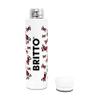BRITTO Insulated Water Bottle - 25oz Leak Proof Stainless Steel Flask, Thermal Sports Cup, Food Grade Quality, BPA-Free, Vacuum Insulation for 24-Hour Cold & 12-Hour Hot - White Flying Hearts view 4
