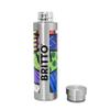 BRITTO Insulated Water Bottle - 25oz Leak Proof Stainless Steel Flask, Thermal Sports Cup, Food Grade Quality, BPA-Free, Vacuum Insulation for 24-Hour Cold & 12-Hour Hot - Silver Colorful Landscape view 3