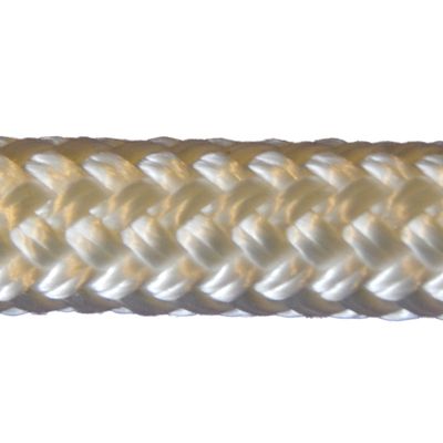CBKnot Premium Double Braid Polyester 5/16" 3,010 lb Tensile Strength Applications Include: Sailing, Marine, General Utility, Rigging, Equine and More. (5/16" x 25', White)