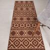 Custom Length, Non Slip Southwest Native American Pattern Carpet Runner Rug Mat for Entry Hallway Kitchen Laundry, 26 inch x 40 feet, Brown view 1