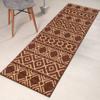 Custom Length, Non Slip Southwest Native American Pattern Carpet Runner Rug Mat for Entry Hallway Kitchen Laundry, 26 inch x 40 feet, Brown view 2